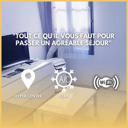 Apartman Hyper Centre-lumineux-clim-wifi *